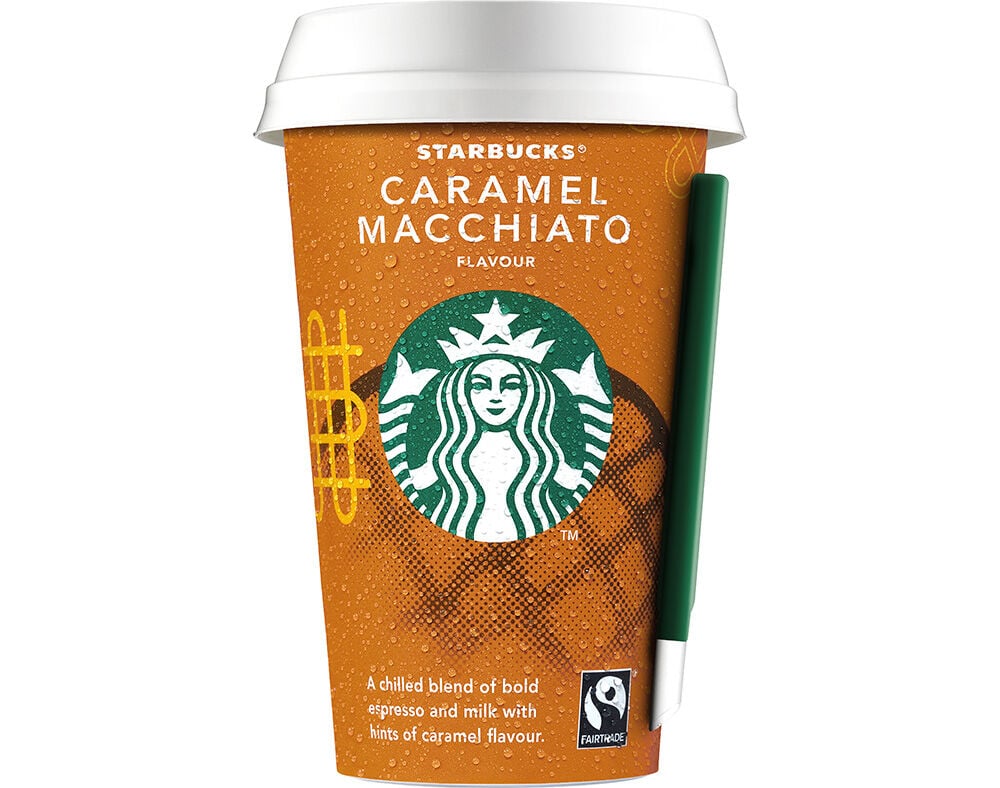 BEBIDA STARBUCKS CARAMEL MACCHIATO LATTE 220ML
