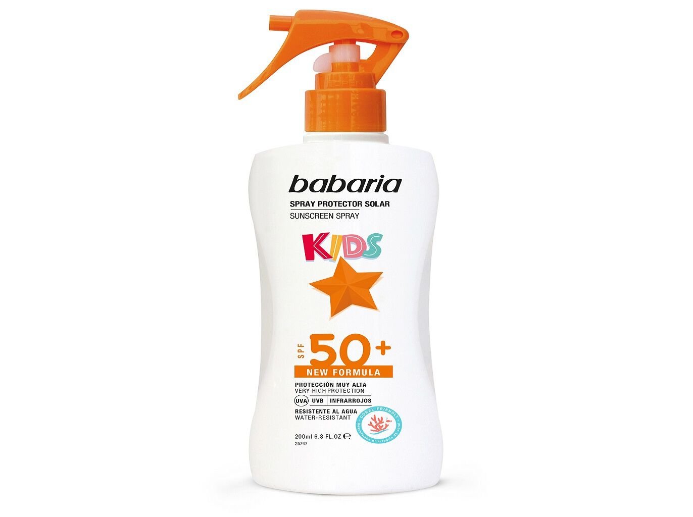 LO&Ccedil;&Atilde;O SOLAR SPRAY BABARIA INFANTIL F50+ 200 ML