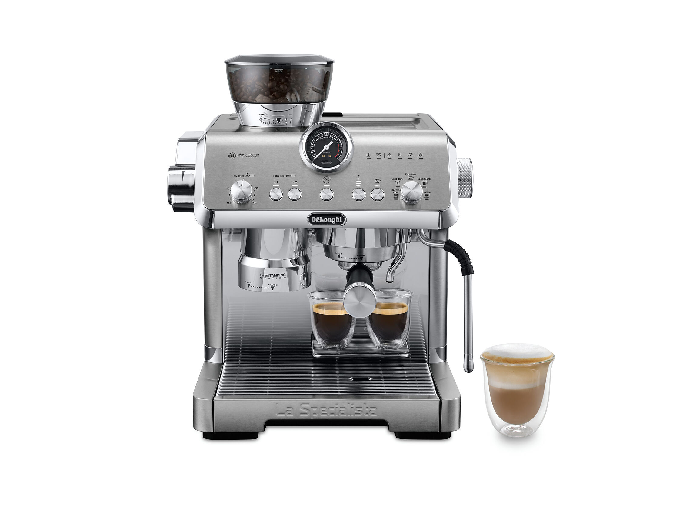 M&Aacute;QUINA DE CAF&Eacute; EXPRESSO MANUAL DELONGHI EC9555.M LA SPECIALISTA OPERA