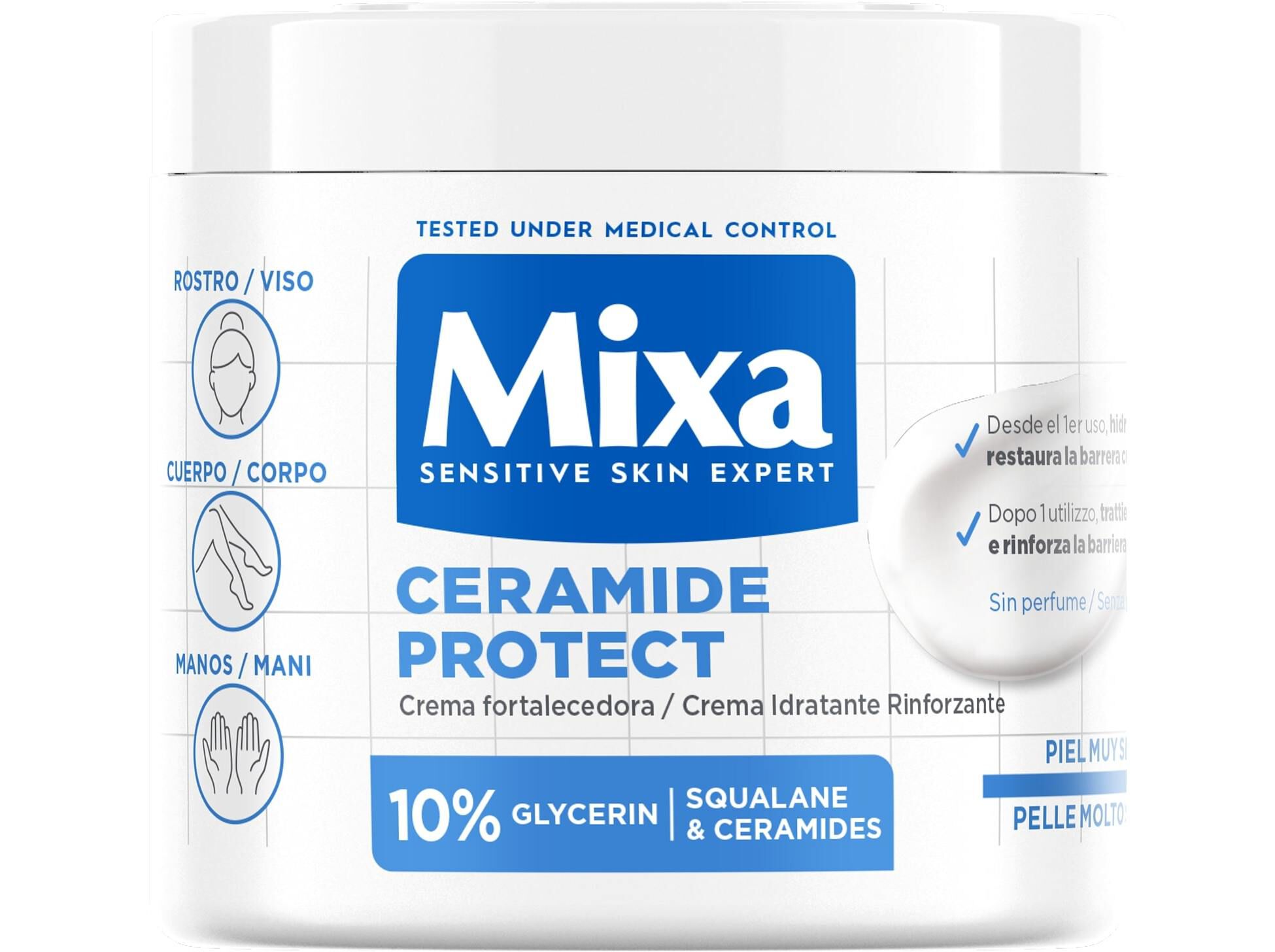 CREME CORPO MIXA CERAMIDAS 400ML image number 0