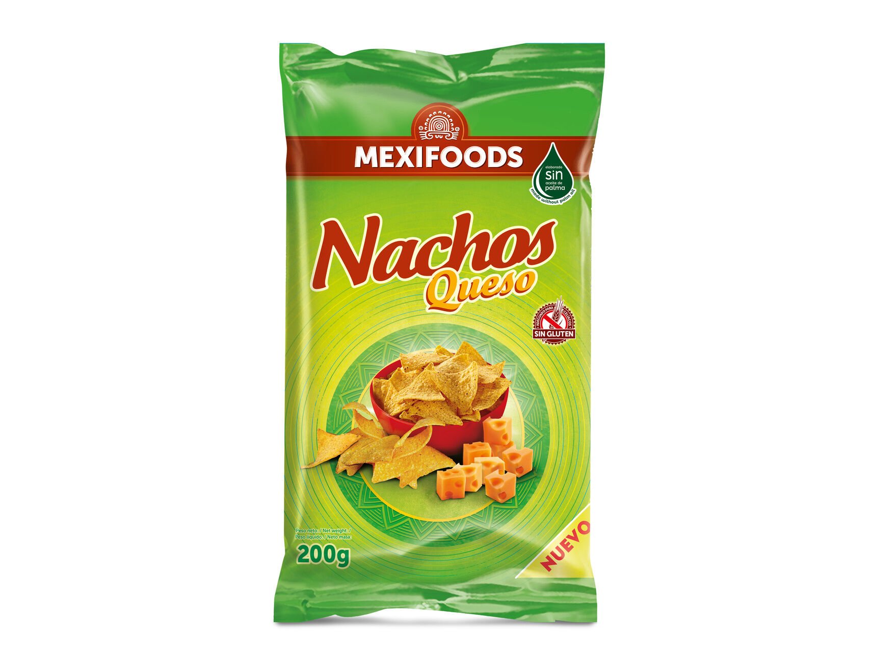 APERITIVO MEXIFOODS DE MILHO NACHOS QUEIJO 200G