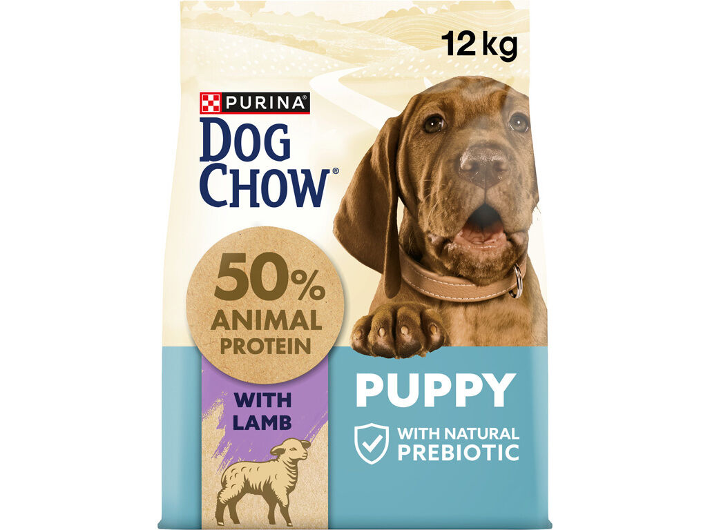 RA&Ccedil;&Atilde;O PARA C&Atilde;O J&Uacute;NIOR DOG CHOW BORREGO 12KG