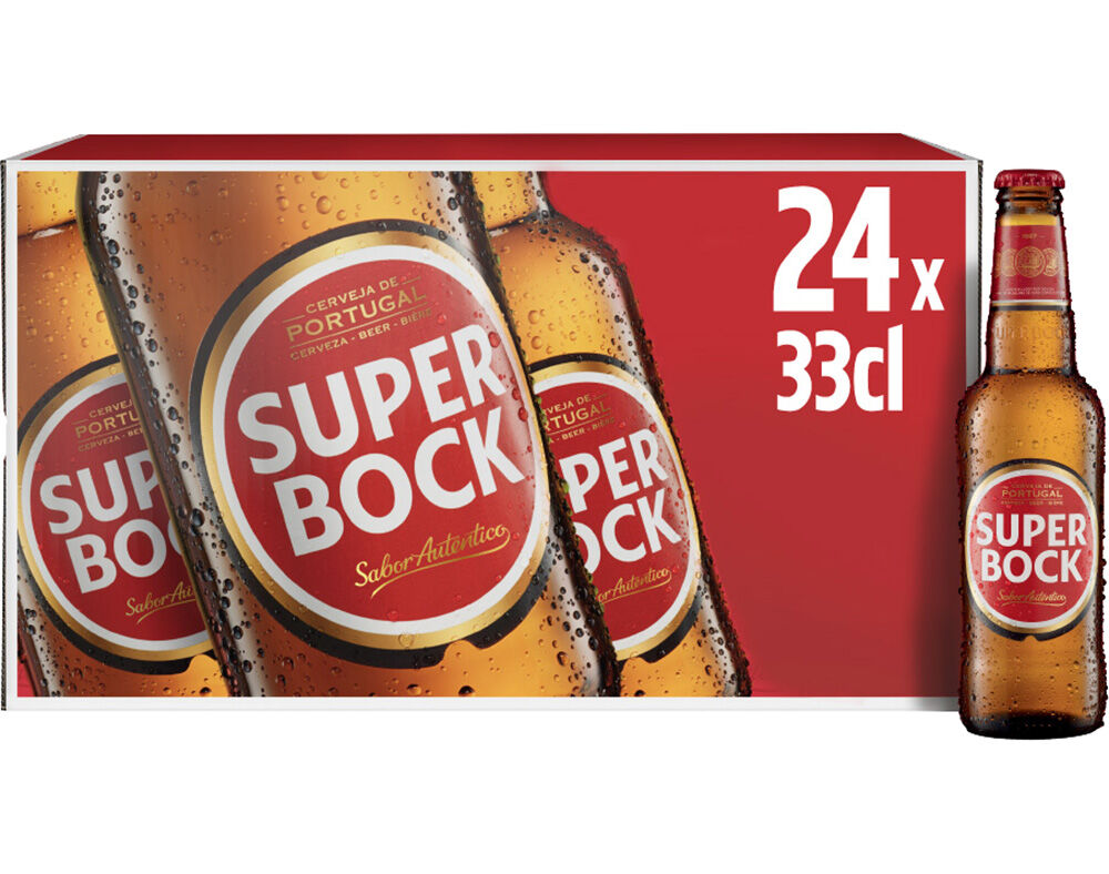 CERVEJA SUPER BOCK BRANCA 24X0.33L