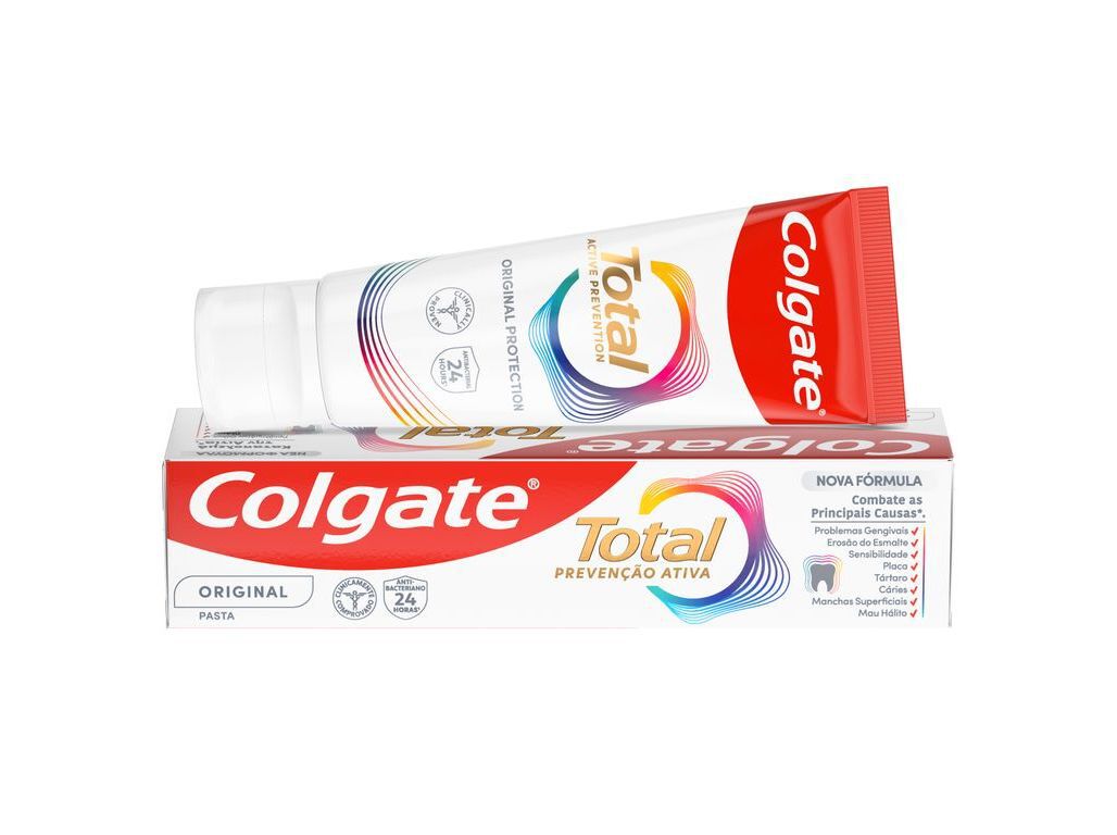 PASTA DE DENTES PROTE&Ccedil;&Atilde;O TOTAL ORIGINAL COLGATE 75ML
