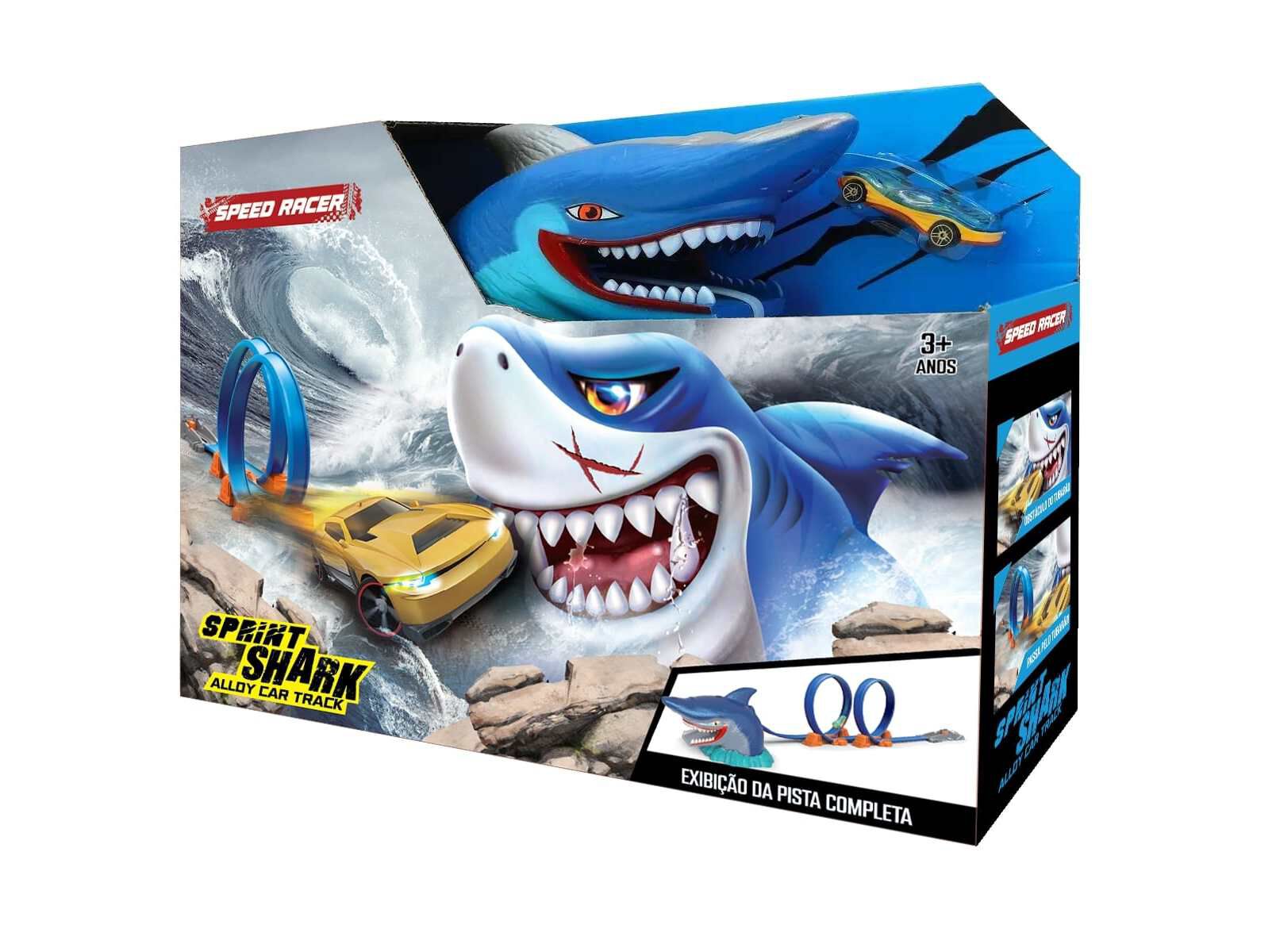 PISTA SHARK ATTACK SPEEDRACER AZUL