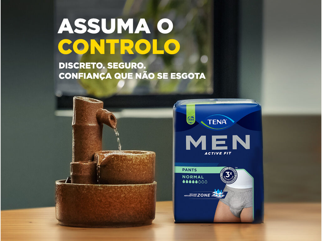 CUECAS INCONTIN&Ecirc;NCIA TENA CINZENTA L/XL 8UN image number 1