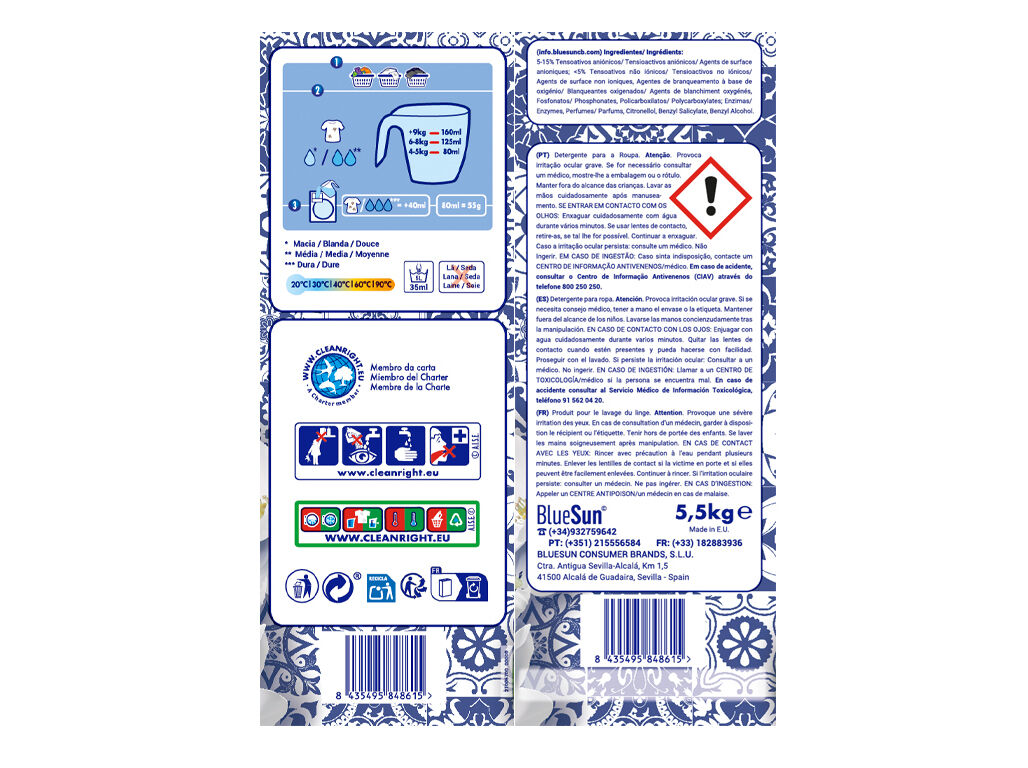 DETERGENTE ROUPA M&Aacute;QUINA P&Oacute; GAMA TRADI&Ccedil;&Atilde;O 100DOSES image number 1