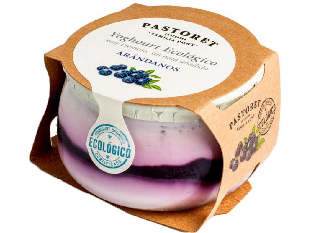 IOGURTE PASTORET BIOL&Oacute;GICO MIRTILOS 135G