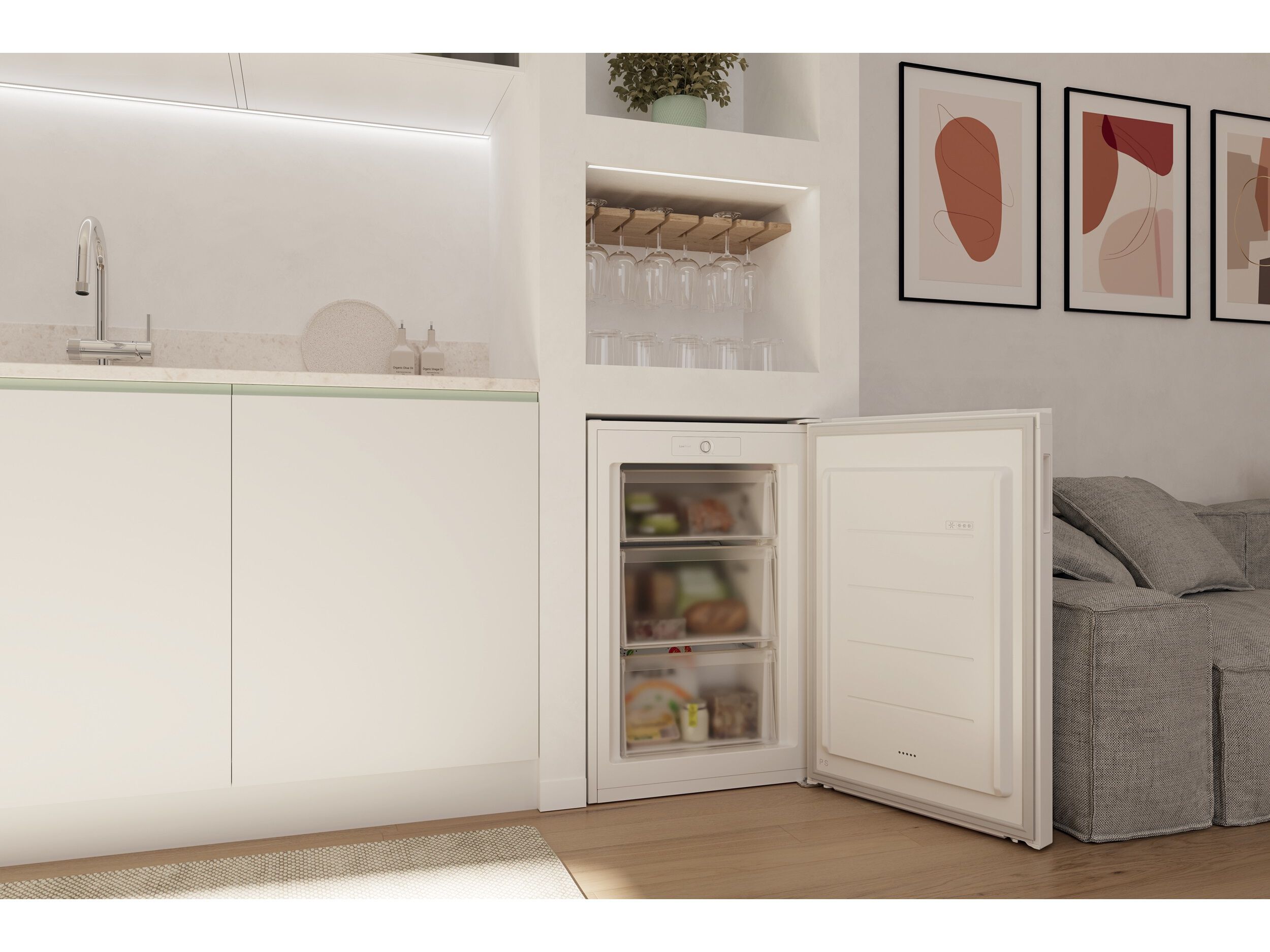 ARCA VERTICAL CANDY CNUQ2L58EW E LOW FROST 90L BRANCO image number 7