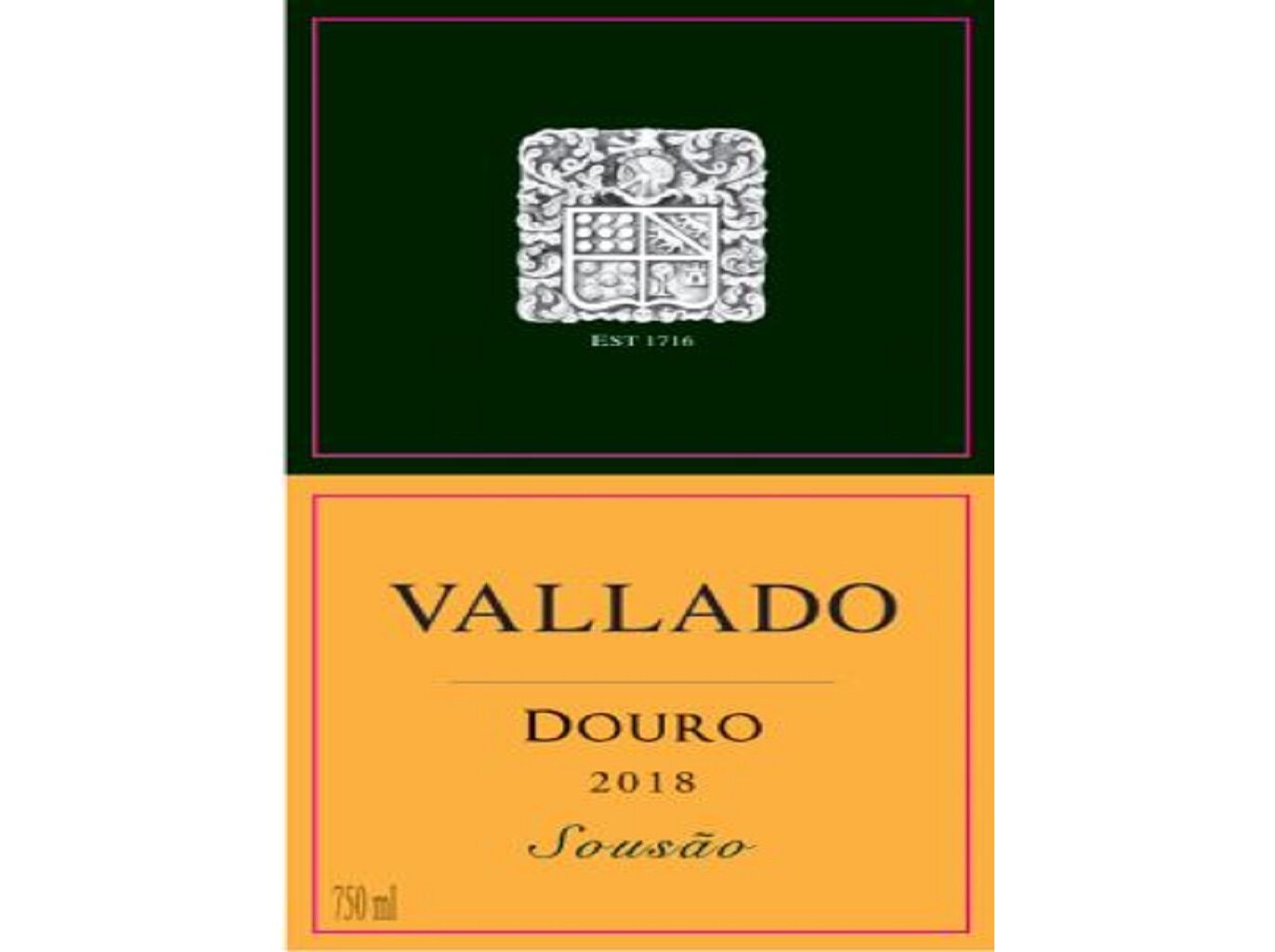VINHO TINTO VALLADO SOUS&Atilde;O DOURO 0.75 L image number 2