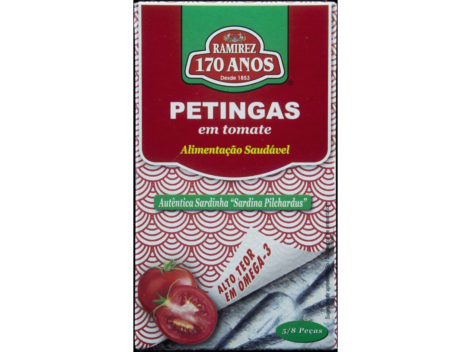 SARDINHA PETINGA RAMIREZ EM TOMATE 90G