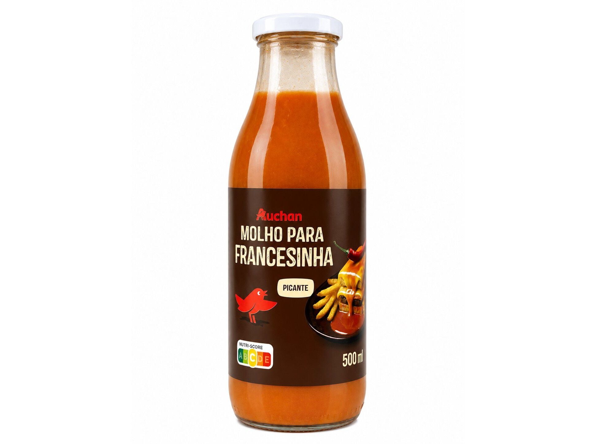 MOLHO PARA FRANCESINHA AUCHAN PICANTE 500G image number 0
