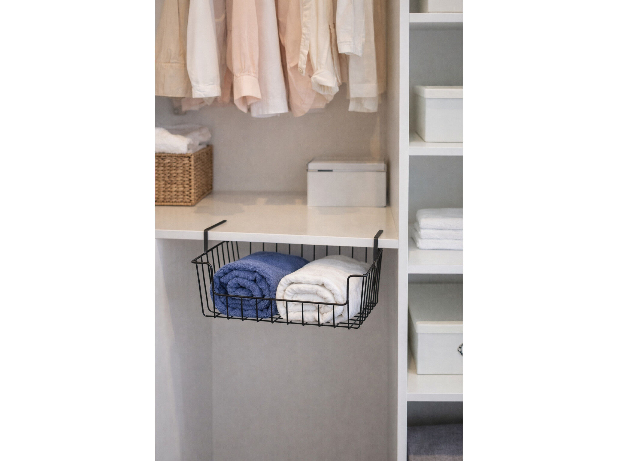 CESTO MET&Aacute;LICO PARA PRATELEIRA 40X14X26CM image number 1