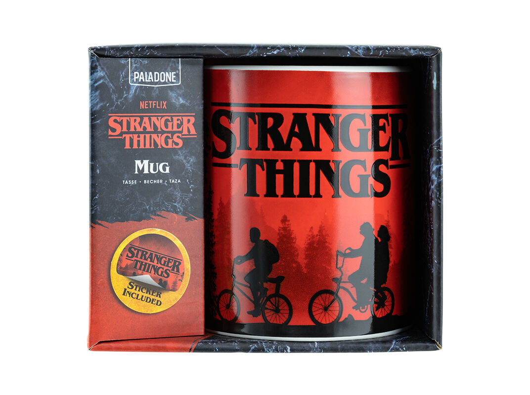 CANECA XL STRANGER THINGS COM STICKERS 450ML image number 1