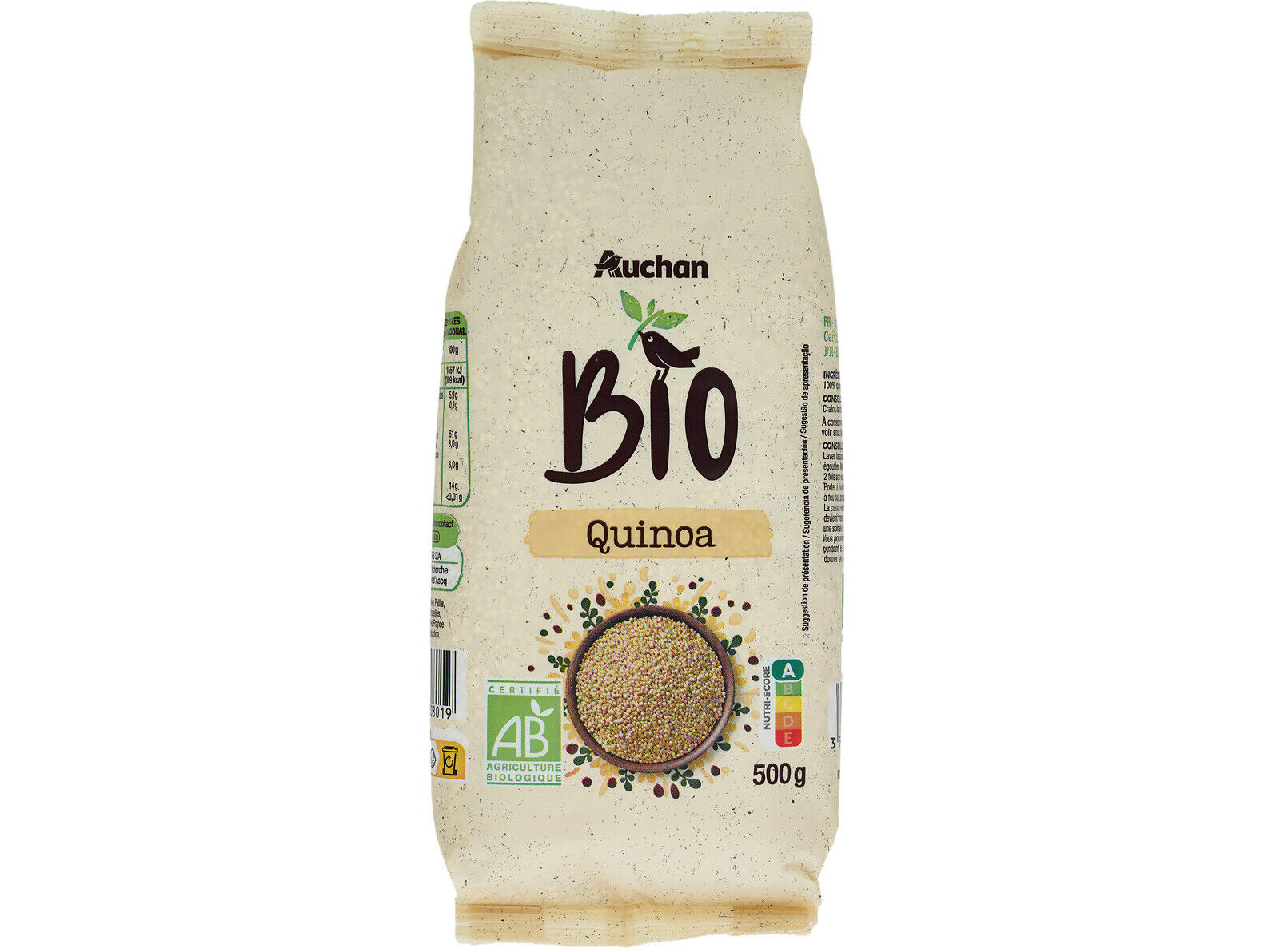 QUINOA AUCHAN BIO 500G