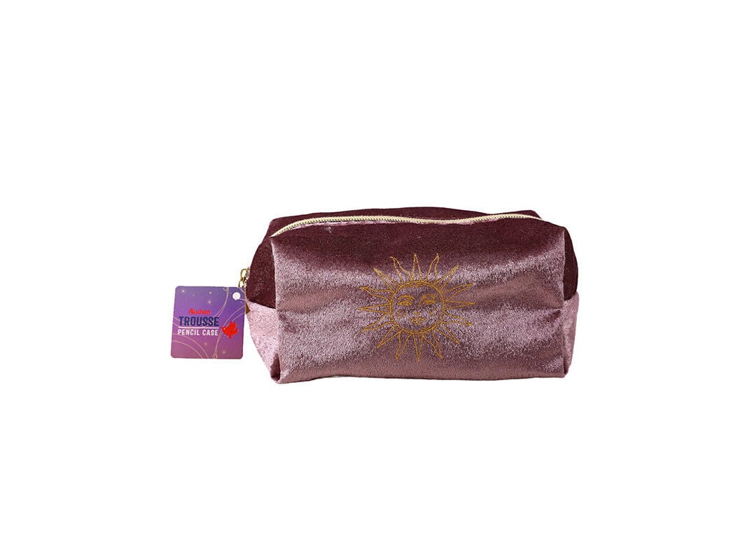 ESTOJO AUCHAN VELUDO ROSA