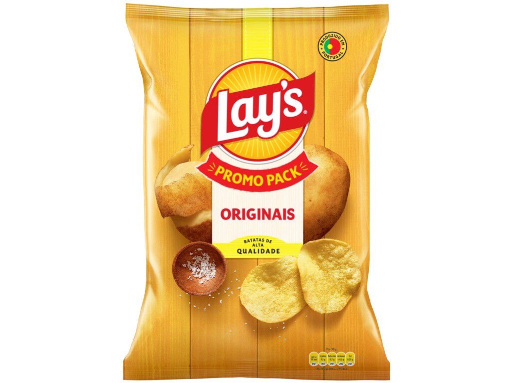 BATATAS FRITAS LISAS LAY'S SAL 248G