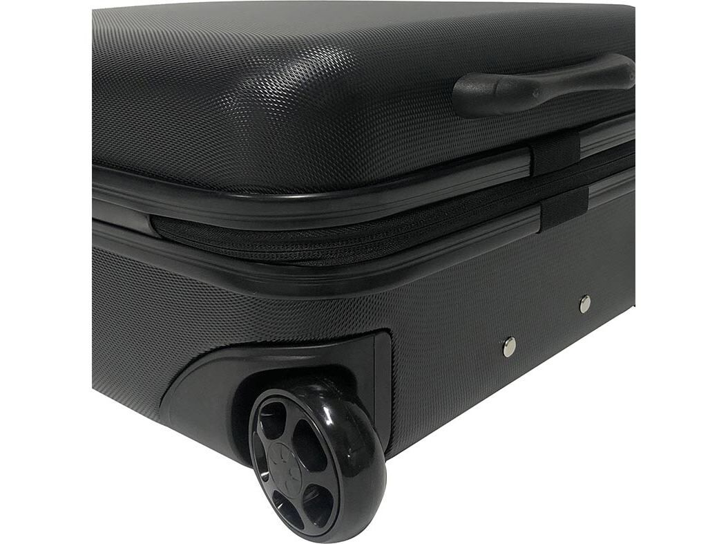 MALA DE CABINE R&Iacute;GIDA POLEGAR PRETO 2 RODAS 49CM image number 5