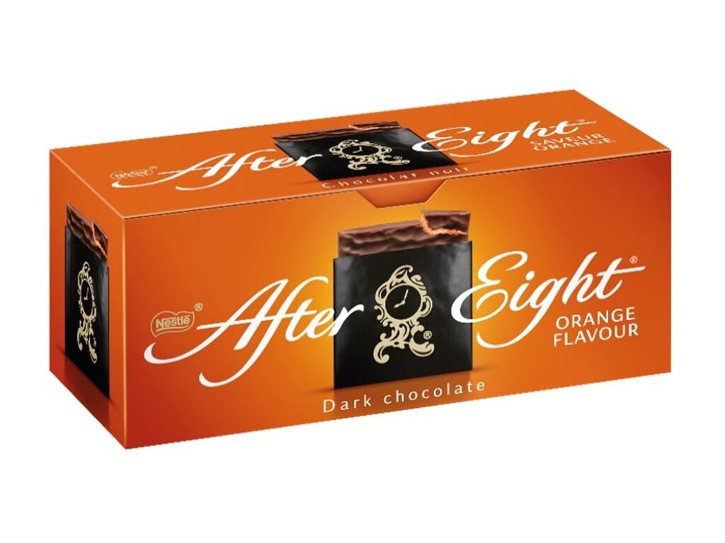 BOMBONS AFTER EIGHT CHOCOLATE NEGRO LARANJA 200G image number 0