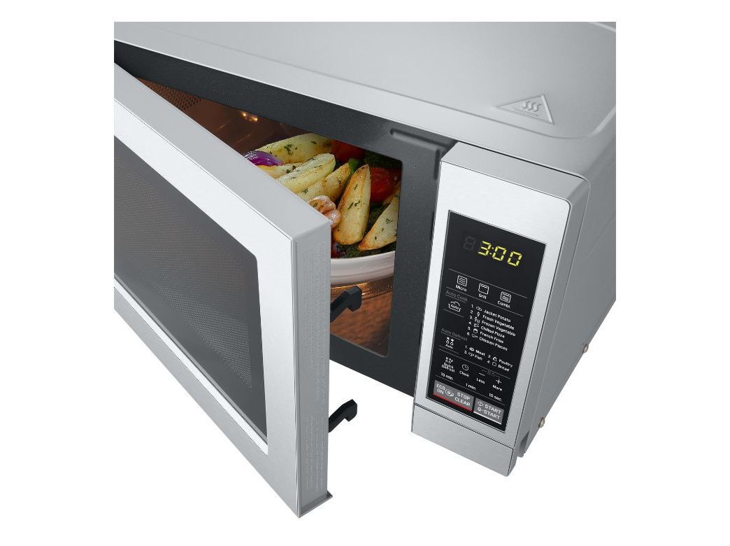 MICRO-ONDAS COM GRILL LG MH6044V SILVER 20 LT image number 4