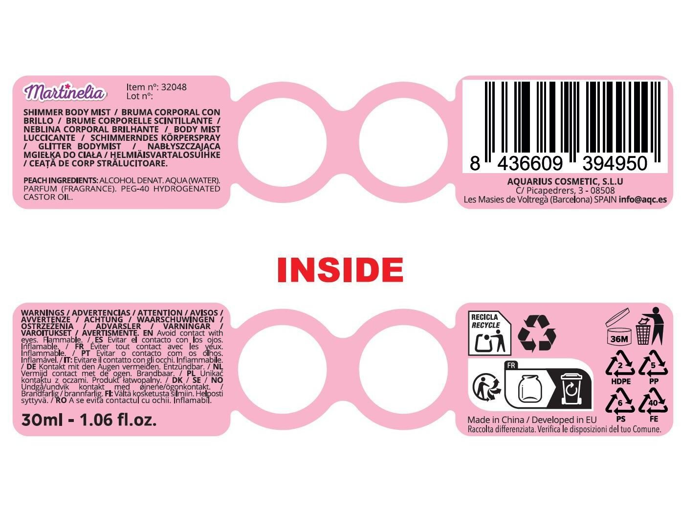 BODY MIST MARTINELIA C/ BRILHO TULE 30 ML image number 4