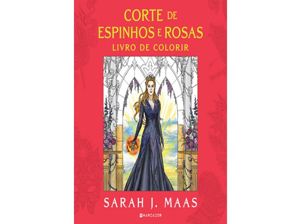 LIVRO CORTE DE ESPINHOS E ROSAS - LIVRO DE COLORIR DE SARAH J. MAAS image number 0
