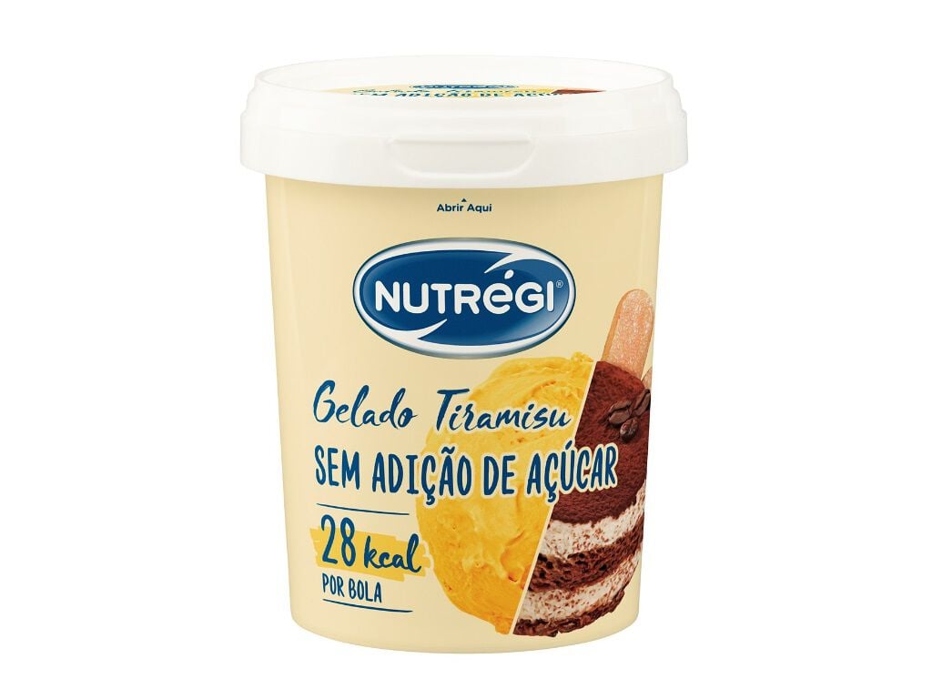 GELADO NUTR&Eacute;GI SEM A&Ccedil;&Uacute;CAR TIRAMISU 500ML