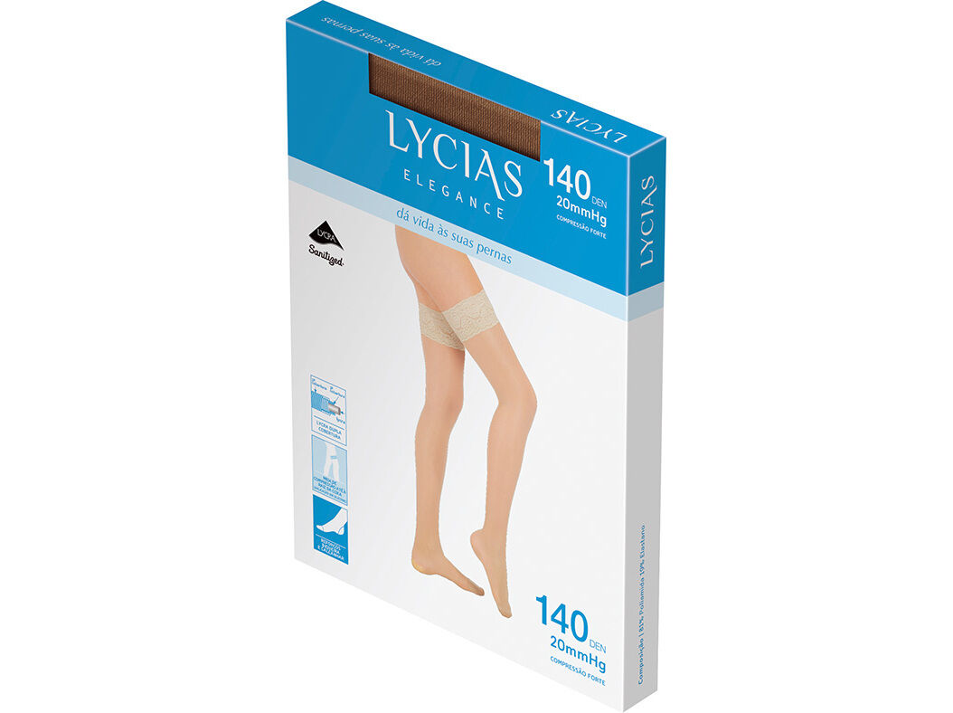 MEIAS LYCIAS ELEGANCE 140 NUDO T3