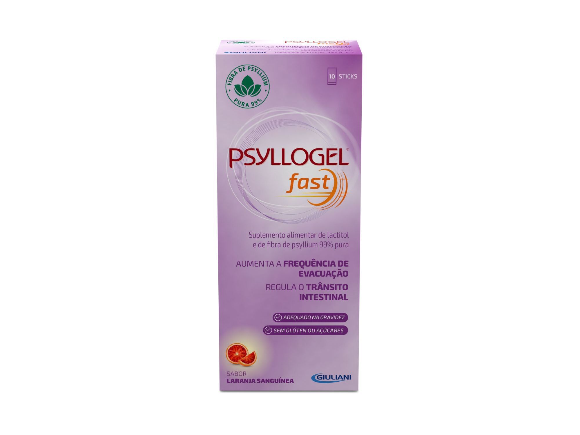 SUPLEMENTO PSYLLOGEL FAST LARANJA SANGUINEA 10 SAQ image number 0