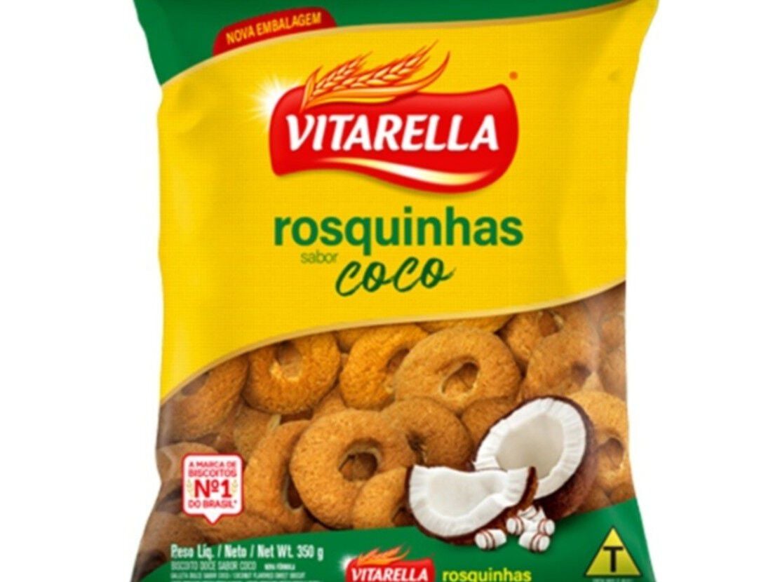 BISCOITO ROSQUINHA VITARELLA SABOR A COCO 300G image number 0