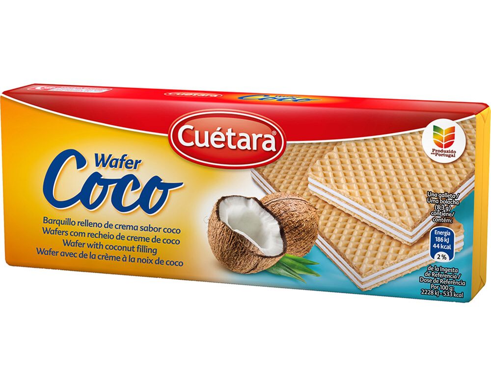 BOLACHA CU&Eacute;TARA WAFFER FRESH C&Ocirc;CO 150G image number 0