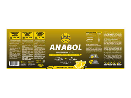 SUPLEMENTO GOLDNUTRITION ANABOL EXTREMEFORCE LIMÃO 300G image number 1
