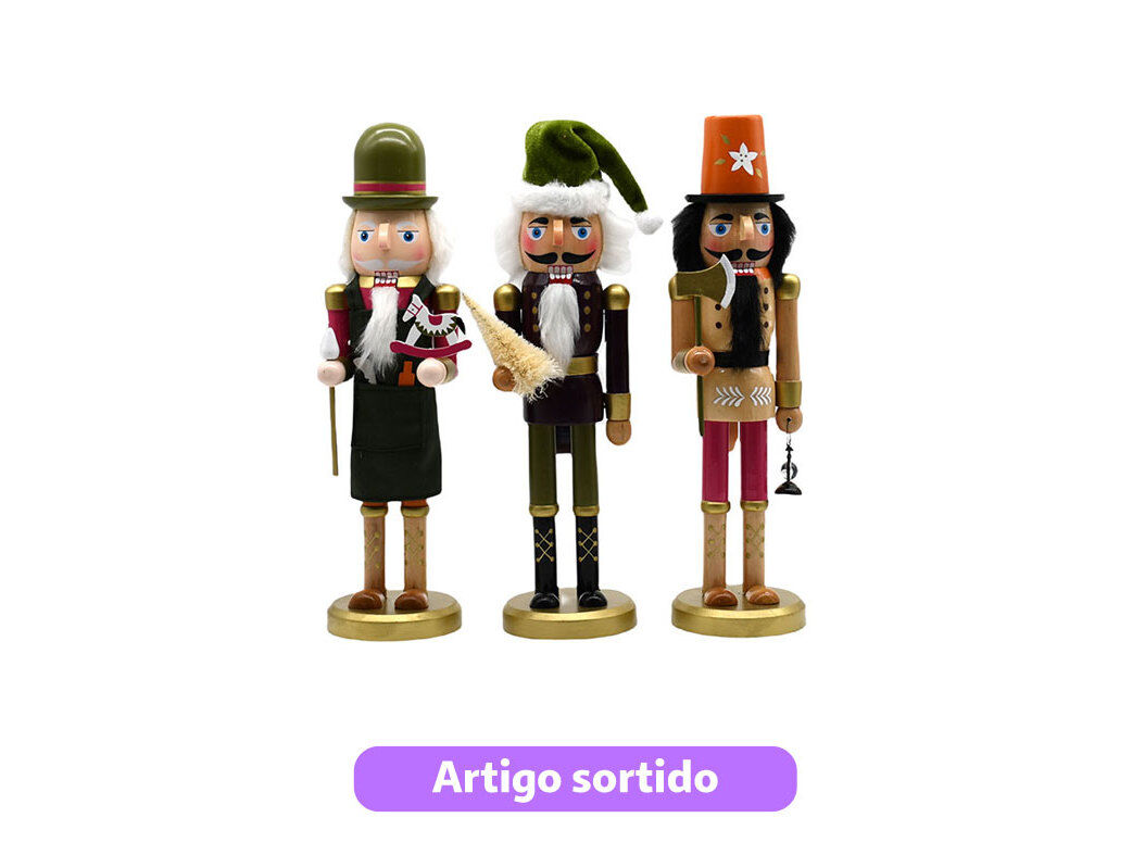 QUEBRA-NOZES MADEIRA ACTUEL 36CM MODELOS SORTIDOS image number 0