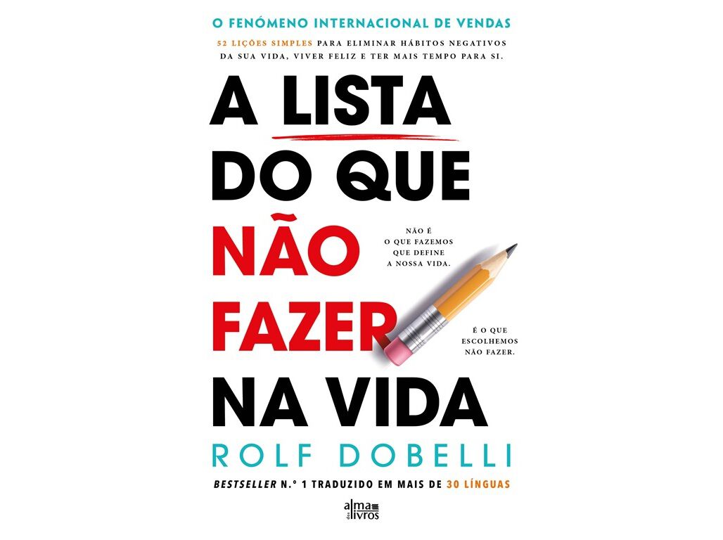 LIVRO A LISTA DO QUE N&Atilde;O FAZER NA VIDA DE ROLF DOBELLI image number 1