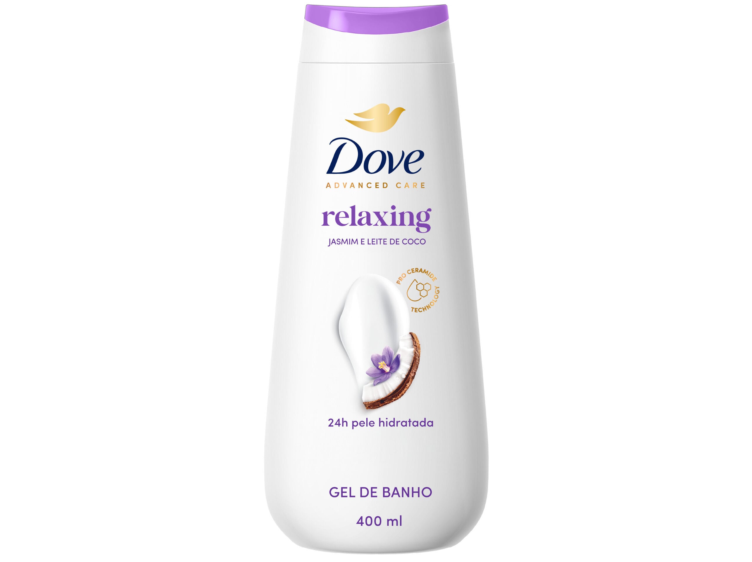 GEL BANHO DOVE ADVANCED RELAX COCONUT 400ML image number 0