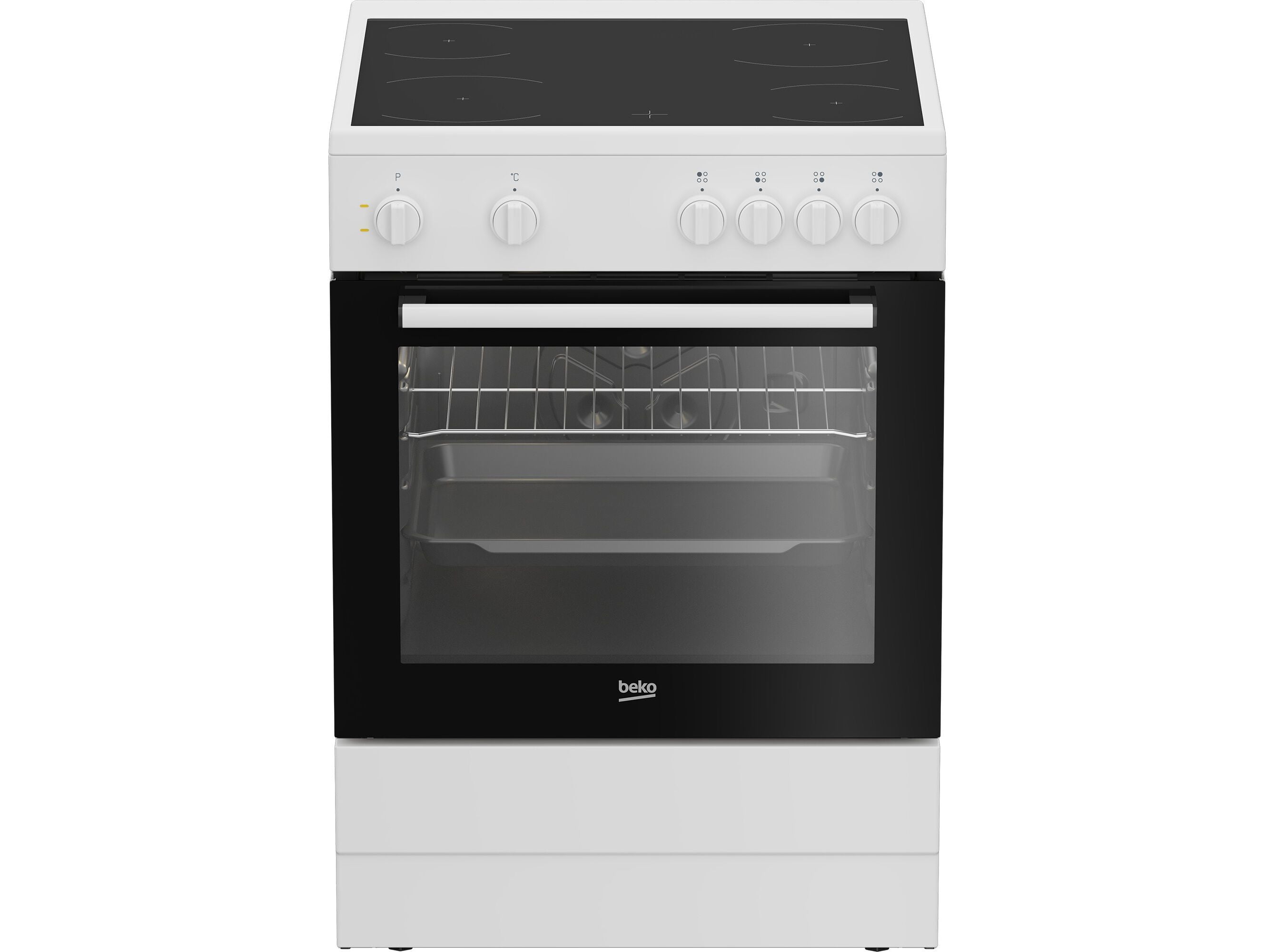 FOG&Atilde;O VITROCER&Acirc;MICO BEKO FBS67000WD 60CM 73L BRANCO
