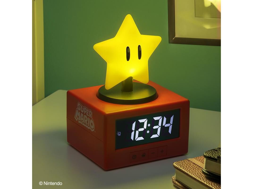 DESPERTADOR SUPER MARIO LAMP SUPER ESTRELA image number 1