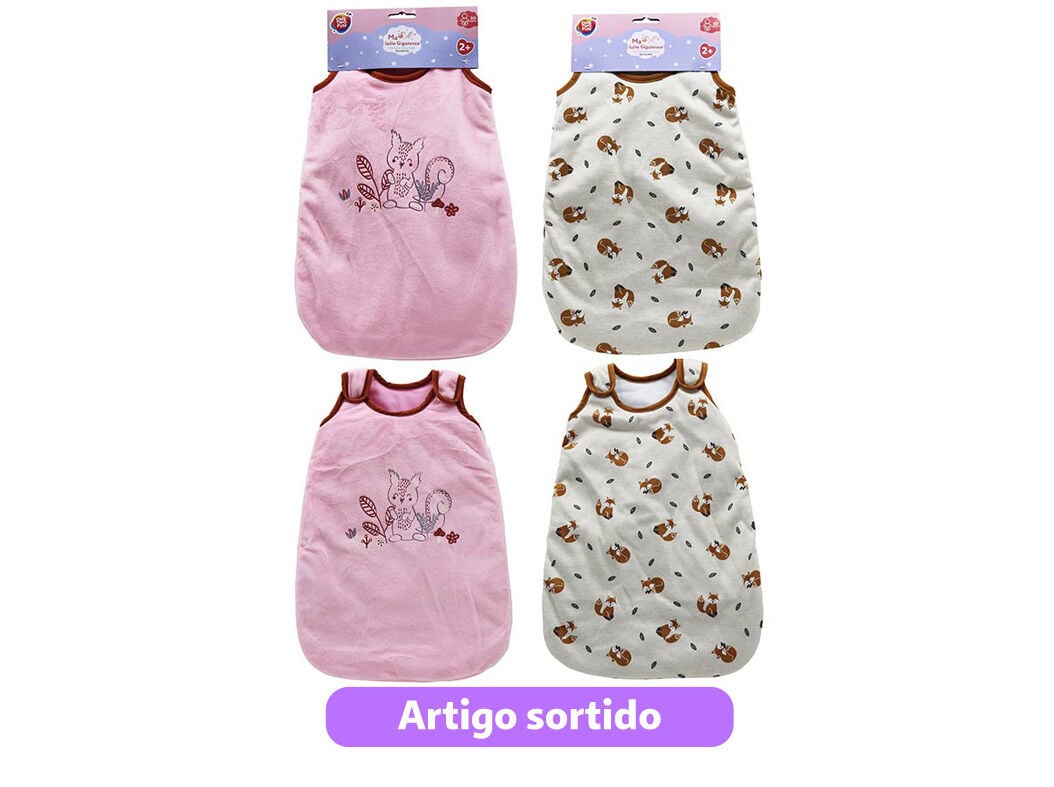 SACO PARA DORMIR ONE TWO FUN 35CM MODELOS SORTIDOS