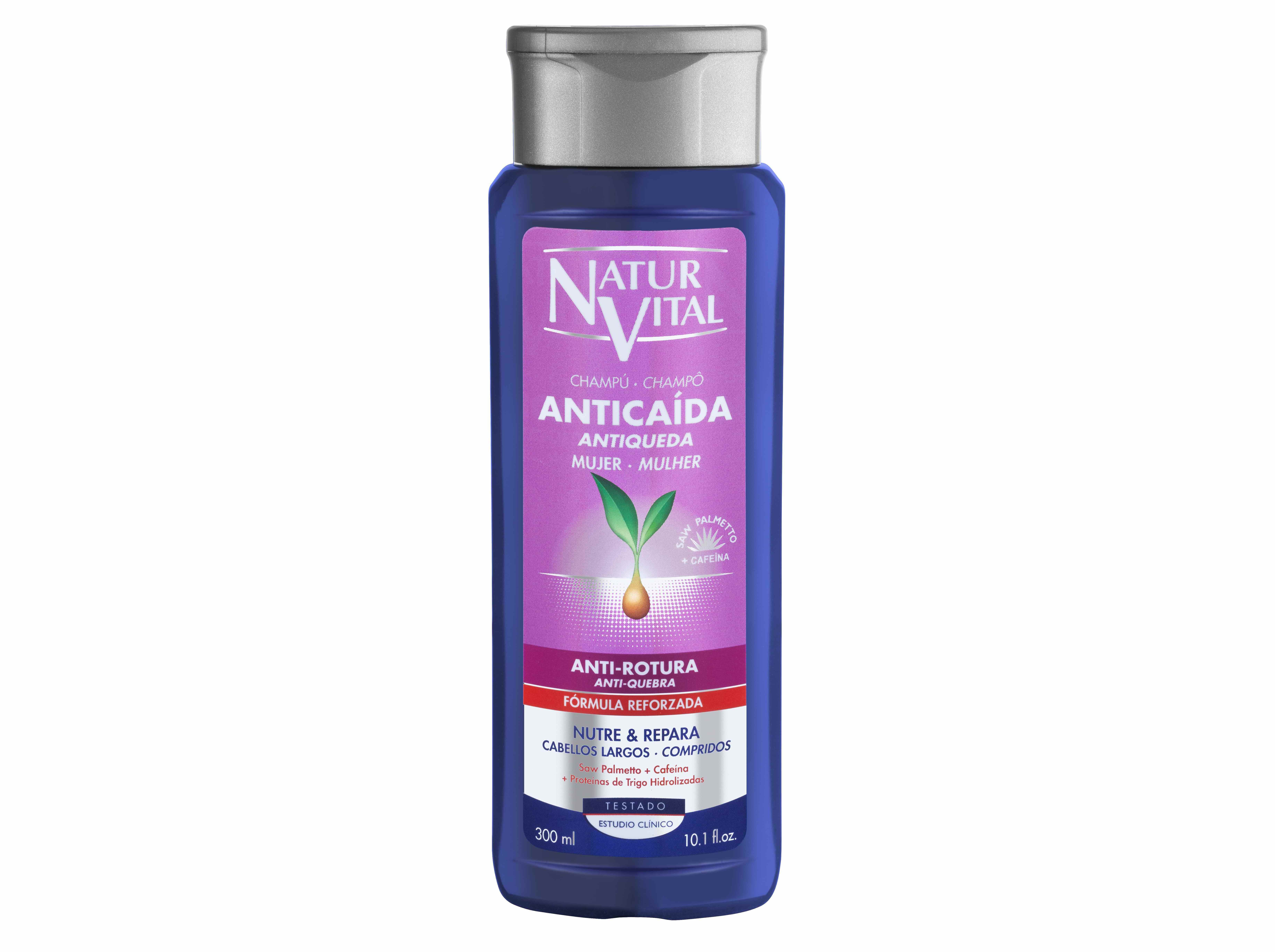 Champ&ocirc; Antiqueda & Antirotura Mulher Natur Vital 300ml