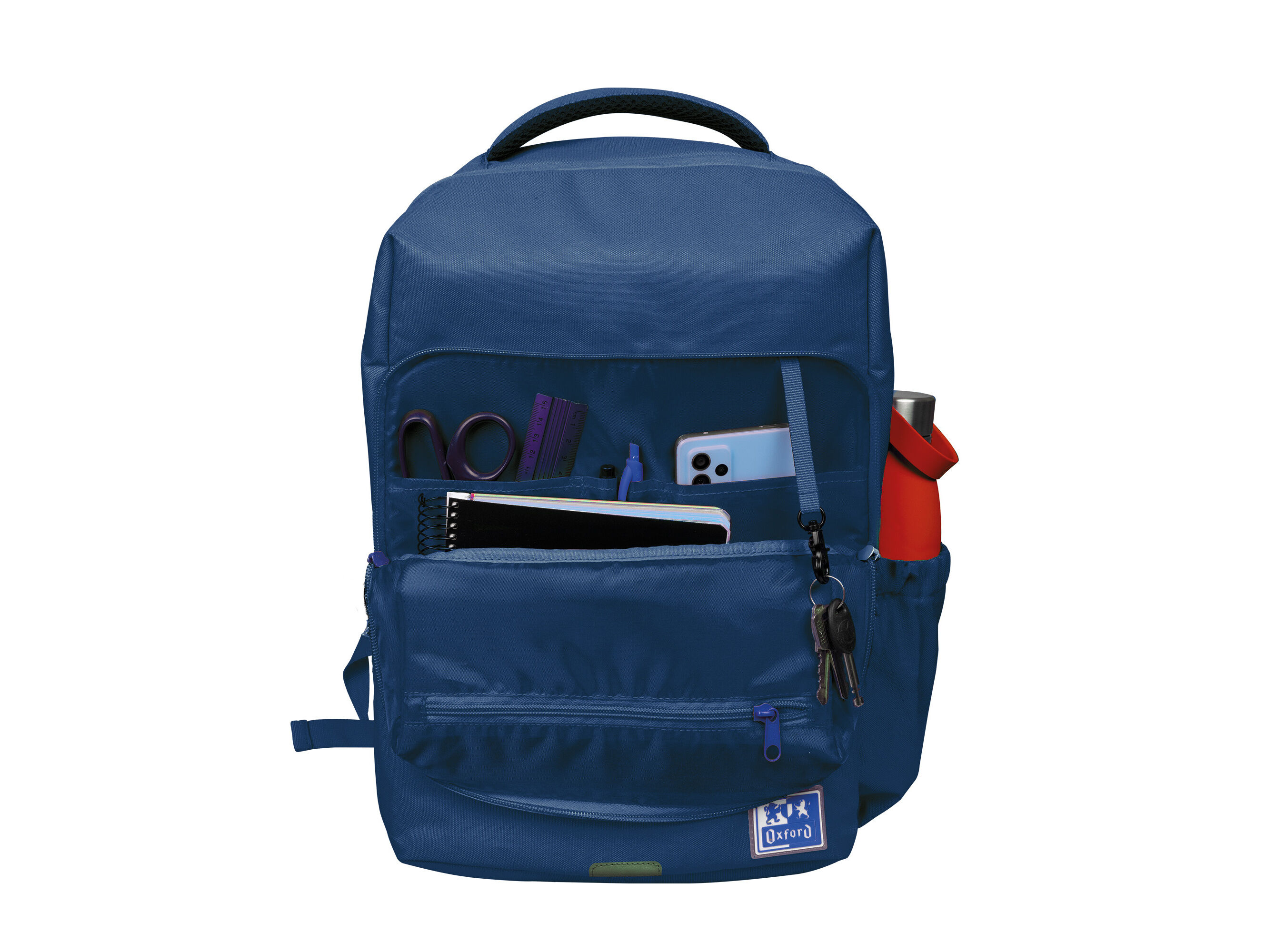 MOCHILA OXFORD AZUL B-READY 42X30X15CM image number 3
