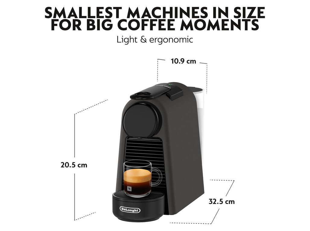 M&Aacute;QUINA DE CAF&Eacute; NESPRESSO DE'LONGHI ESSENZA MINI EN85.BKMT 19 BAR PRETA image number 3
