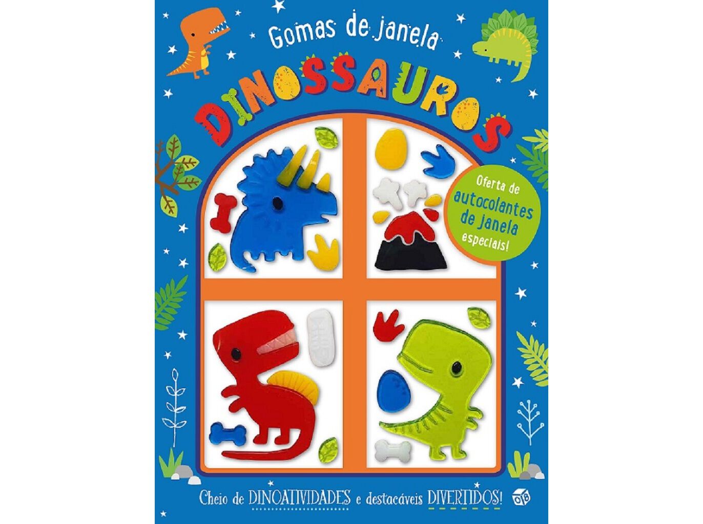 LIVRO GOMAS DE JANELA DINOSSAUROS MAKE BELIEVE IDEAS image number 0