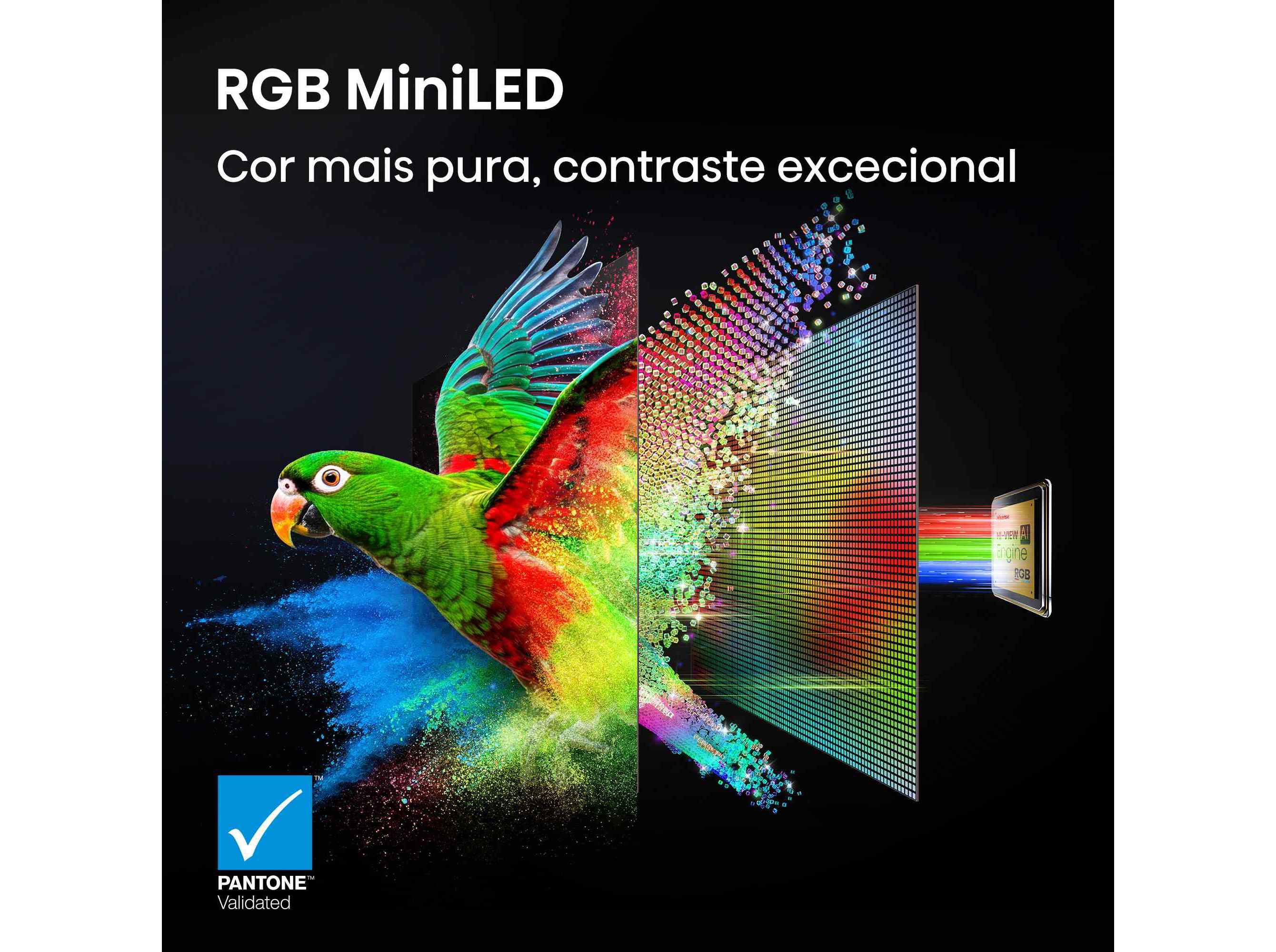 TV RGB MINILED HISENSE 75UR9S (75'' 180HZ 4K SMART TV 189CM) image number 3