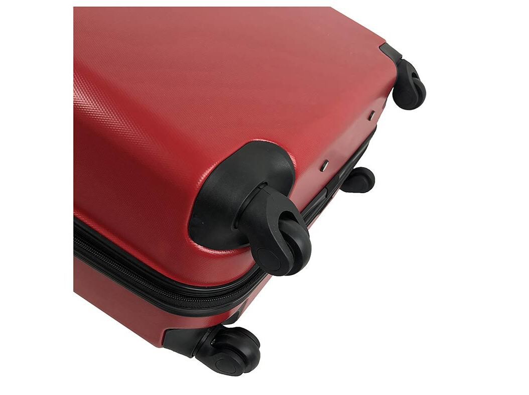 MALA DE VIAGEM GRANDE R&Iacute;GIDA AIRPORT VERMELHO 4 RODAS 70CM image number 4