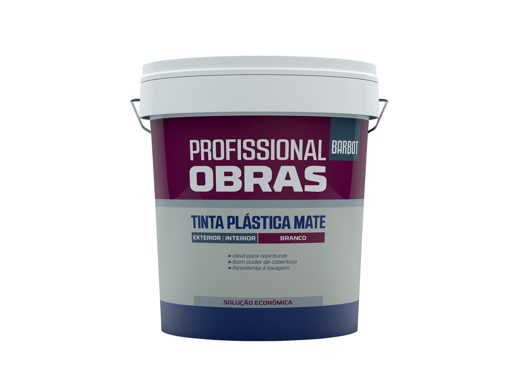 TINTA PROFISSIONAL OBRA BARBOT EXTERIOR/INTERIOR MATE BRANCO 5L image number 0