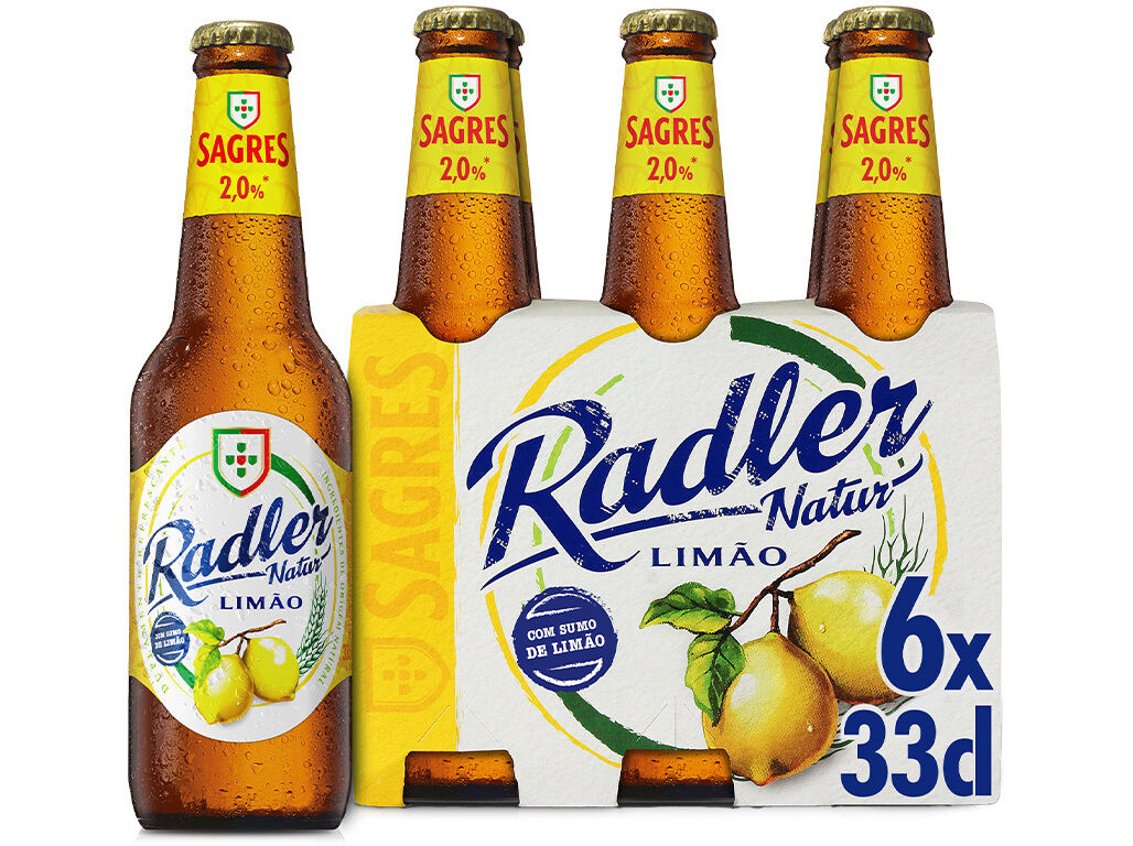 CERVEJA SAGRES RADLER 6X0.33L