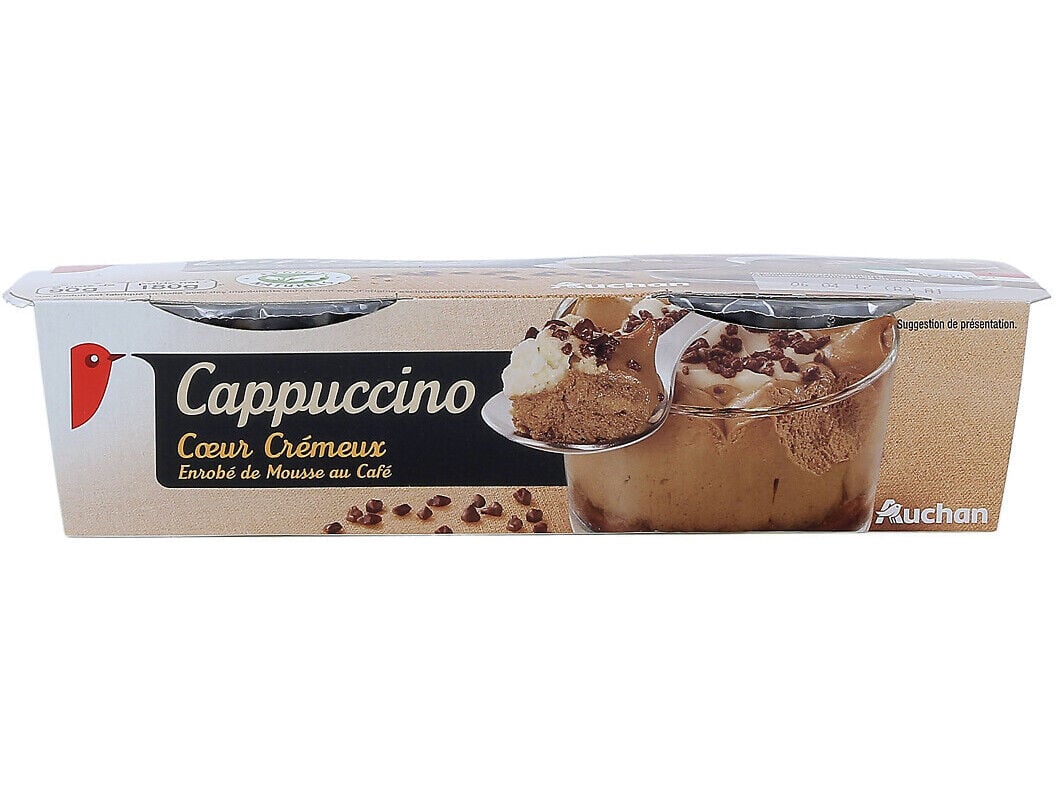 CAPPUCCINO AUCHAN 2X90G image number 1