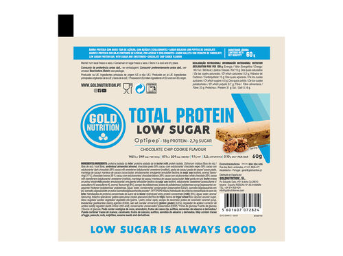 BARRA GOLDNUTRITION LOW SUGAR COOKIE AND CREAM 60G image number 1