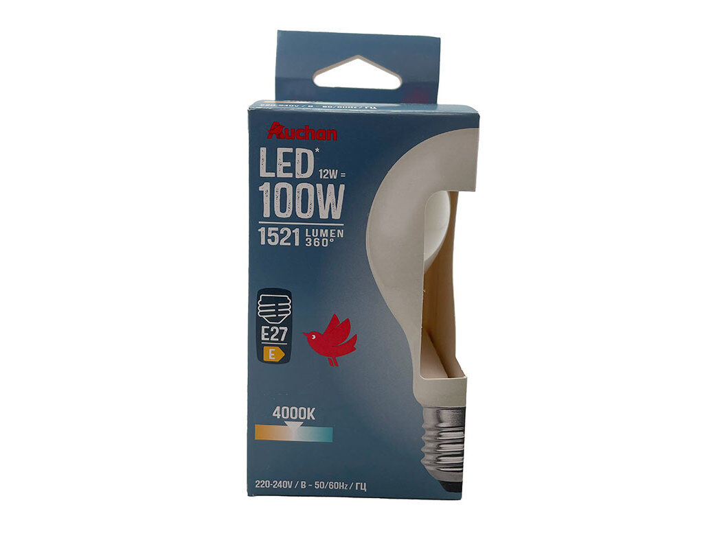 L&Acirc;MPADA LED STANDARD AUCHAN E27 100W LUZ BRANCA