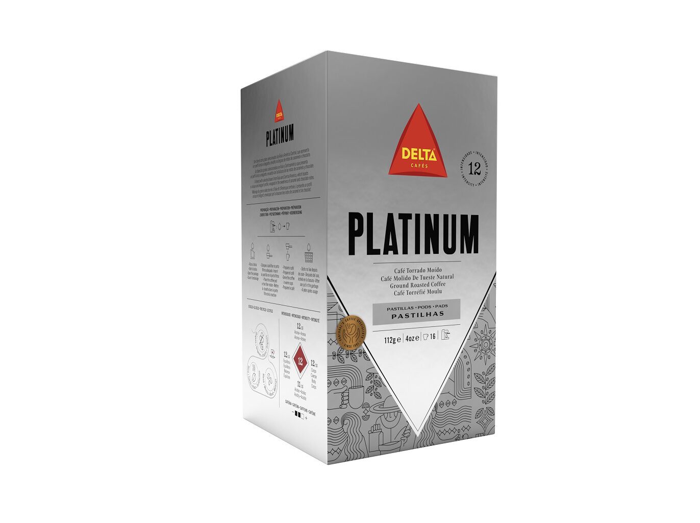 PASTILHAS DELTA CAF&Eacute; PLATINUM 16UN image number 1